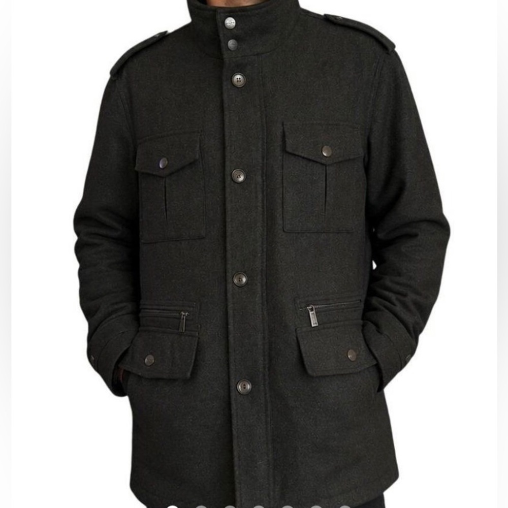 Michael Kors Black Field Jacket Sz L